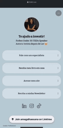 Imagem de uma conversa com um chatbot